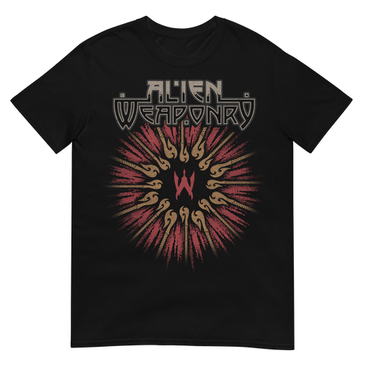 Black t-shirt with 'Alien Weaponry' logo